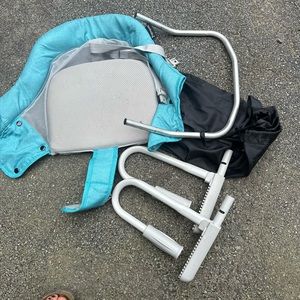 Table highchair with travel bag